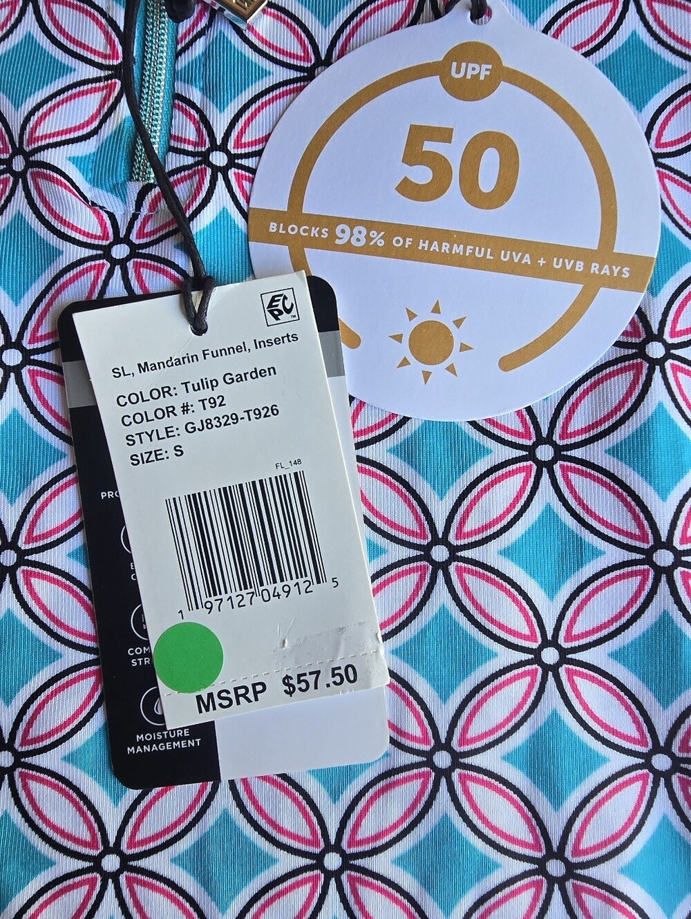 Colorful Geometric Pattern Top - Picture 3 of 5